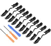 Kit De Boutons De Pare-Chocs Pour Manette De Jeu Xbox One Elite Contrôleur Butées Déclencheurs Bouton Lb Rb Avec 2Tournevis 10Pare-Chocs 1Outil De Levier Remplacement Xbox Série2 Accessoires De Jeu