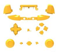 Kit de boutons de rechange en ABS coloré pour manette Xbox One Slim, pièces de réparation complètes de manette de jeu, touches de coque avec installation simple pour console Microsoft