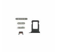 Kit de boutons pour iPhone 11 Pro Max bouton de sourdine de remplacement gris espace