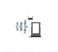 Kit de boutons pour iPhone XS Bouton de remplacement Interrupteur muet gris espace