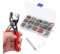 Kit de Boutons pression en Laiton 804 Pi ces avec Machine Poin onner et Pinces Presser Manuelles 10 Couleurs pour Couture Artisanat et V tements