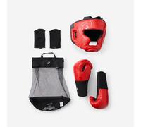 Kit de boxe avec gants, casque et mitaines enfant