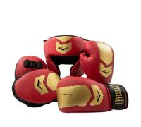 Everlast Prospect 2 Kit Jeunesse Rouge/Or, Gants 8oz, Mitaines & Casque, Protecteur MMA, Arts Martiaux & Kickboxing - Everlast