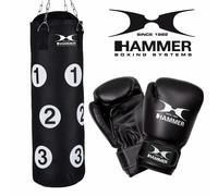 Kit de boxe Hammer Sparring Noir TU