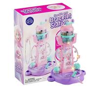 Kit de bracelet, Beading Machine Set, ABS Handmade Crafts Toy, Arts Supplies for Girls, Kids, Teens, Birthday Gift, Christmas Stocking Stuffers, Age 3 Years and Up, Jewelry Making, 20.5x17.6x28.6cm