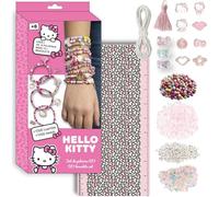 Kit de bracelets DIY Hello Kitty | Kit créatif avec perles, charms, élastiques et design exclusif de Sanrio | Plus de 1000 pièces pour filles créatives