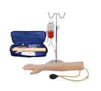 Kit de bras de pratique de phlébotomie, modèle de formation de ponction veineuse et IV avec simulation de veine réaliste, bras de pratique de perfusion for étudiants en soins infirmiers
