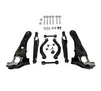 Kit de bras de suspension arrière AP01 compatible avec Jeep Compass Patriot/Dodge Caliber 2WD 2007-2016, bras oscillant, tige d'équilibrage, rotule de direction