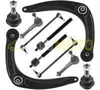 Kit de bras de suspension avant TEILEX Germany compatible PEUGEOT 307, composé de 10 pièces, pour véhicules spécifiques, pièce automobile, bras de suspension, orientation avant