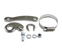 Kit de bras de vélo électrique pour essieu M14, rondelles en acier en forme de C pour moteur avant et arrière de vélo électrique, protection contre les chutes, plaques de sécurité antidérapantes pour