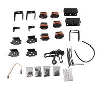 Kit de Bras mécanique de Robot 6DOF, engrenage métallique de Haute précision, pièces de Robot Industriel pour l'enseignement Universitaire, projets de Bricolage, Noir