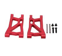 Kit de bras oscillant arrière RC en alliage d’aluminium de remplacement pour REMO 1/16 SMAX 1621, 1625, 1631, 1635, 1651, 1655 A2505 - pièce de suspension légère et durable pour (Rouge)