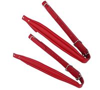 Kit de Bretelles pour Accordéon - Matériau PU de qualité Supérieure, Confortable et Réglable, adapté à la Plupart des Accordéons, Protège Votre Instrument (rouge)