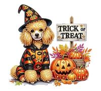 Kit de bricolage 2026 pour Halloween, décoration murale faite à la main avec motifs hantés, projet de conception créative pour l'intérieur, matériau PET sûr contre les saisons idéales (D