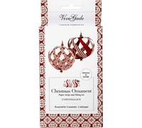 Kit de bricolage boules de Noël en bandes de papier à motifs