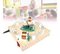 Kit De Bricolage Daccélérateur Électromagnétique, Modèle De Mouvement Circulaire Dune Bille De Fer À Double Bobine, Outil Dexpérimentation en Physique par Induction Magnétique