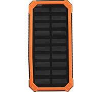 Kit de bricolage de boîtier de banque d'énergie USB double à chargement rapide portable 20 000 mAh - Orange (batterie non incluse)