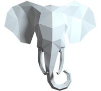 Kit de bricolage de figurines d'animaux en papier - Sculpture abstraite faite à la main en papier poly bas pour enfants et adultes - Kit de bricolage avec tous les accessoires inclus