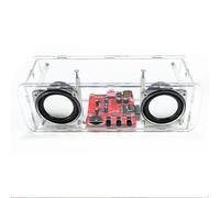 Kit de bricolage de haut-parleur - Kit d'entraînement à souder électronique avec module MH-M18BT et haut-parleur stéréo 3 W - Boîtier transparent alimenté par USB, ensemble d'entraînement à la soudure