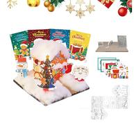 Kit de bricolage de Noël | Kit de graffiti interactif et de montage | pour, adolescents, éducateurs artistiques, planificateurs de fête, salle de classe, décoration d'intérieur