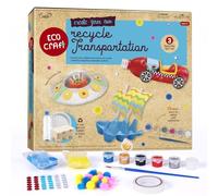 Kit de Bricolage de Recyclage Transport pour Enfants- Cadeau pour les Garçons et les Filles de 6, 7, 8, 9, 10 ans, Kit de Loisirs Créatifs Enfants, Jeu Manuel Enfants Fille 5-12 ans