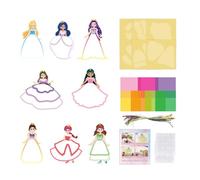 Kit de bricolage en papier éducatif pour enfants pour développer la créativité et les compétences artistiques dans les activités artisanales, décorations de papillons faites à la main