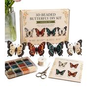 Kit de bricolage en perles avec instructions incluses - Pour table de chevet, bibliothèque, vitrine, vitrine, amateurs de loisirs créatifs, famille