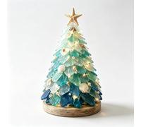 Kit de bricolage en verre de mer - Décoration de Noël - Attrape-soleil fait à la main - Kit d'art en verre de mer pour adultes - Pour anniversaire, fête de Noël, bureau à domicile, collection, sapin