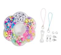 Folia – Set de charms pour téléphone Rainbow Smile 32029, 349 pièces avec boîte de rangement
