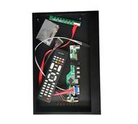 Kit de bricolage for matrice de carte pilote et coque métallique for B156RW01/LP156WD1/N156O6, 1600 x 900, USB, AV, HDMI, VGA, signal analogique TV 15,6 pouces, LVDS 40 broches(B156RW01 V3 and Case)