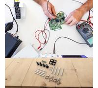 Kit de bricolage humidificateur de type C avec 4 atomiseurs, alimentation USB-C 5 V, 108 kHz, module ABS, PCB FR-4, support et cotons-tiges inclus (kit de module 1)