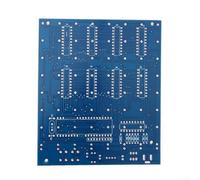 Kit de bricolage LED pour cube 8 x 8 x 8 cm avec 512 LED bleues, matériau PCB FR-4, effets dynamiques 3D y compris pyramide et motifs de rotation, compatible avec