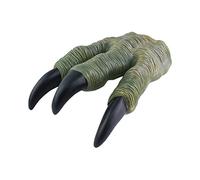 Kit de bricolage maison dinosaure griffes mains pattes 2 pièces caoutchouc souple réaliste pour adultes enfants cosplay costume de cheval adulte (noir, taille unique)