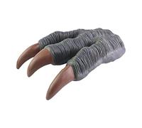Kit de bricolage maison dinosaure griffes mains pattes 2 pièces caoutchouc souple réaliste pour adultes enfants cosplay costume de cheval adulte (rouge, taille unique)