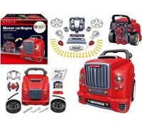 Kit de bricolage moteur camion rouge