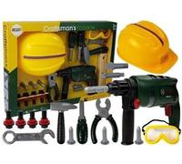 Kit de bricolage Perceuse-visseuse sans fil Lunettes de protection et casque
