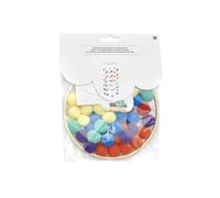 Kit de Bricolage Pompon Mobile Rico Design : Créez Votre Œuvre d'Art Personnalisée Arc-en-ciel - Arc-en-ciel Arc-en-ciel