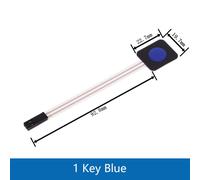 Kit de bricolage pour Ardu37Smart Car,1,2,3,4,5,6,7,8 touches,interrupteur à membrane,tableau matriciel,clavier,panneau de commande - Type 1 Key Blue