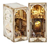 Kit de bricolage pour book nook - Kit de modèle miniature 3D - Puzzle en bois - Pour bibliothèque - Avec capteur - Léger - Insert de livre éducatif - Kits de construction pour enfants, adolescents et