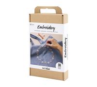 Kit de bricolage pour broder un sac à provisions, matériel et instructions inclus