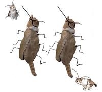 Kit de bricolage pour chat, cafard, chaton, cape, animal domestique, accessoires de costume pour chaton avec ailes et antenne pour chats et petits chiens (2 ensembles)
