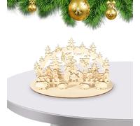 Kit de Bricolage pour crèche de en - Maison de décoration de en Faite à la Main à Construire soi-même, modèle Miniature pour crèche de avec Accessoires | Idée de Bricolage cré