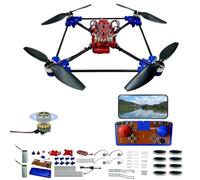 Kit de bricolage pour drone quadrirotor : projet STEM unique avec moteur sans balais, flottement optique, lancement et atterrissage en un clic et rotation 360 °