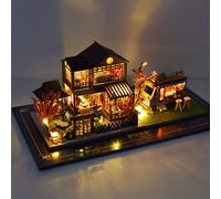 Kit De Bricolage Pour Maison De Poupée Miniature, Puzzle, Jouets Artisanaux, Kit D'Assemblage Pour Cadeaux De Vacances