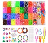 Kit de bricolage - Rainbow Loom - Bracelet élastique - Créativité - Sécurité - 5 ans et plus