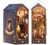 Kit de Bricolage Tonecheer Book Nook Leonardo da Vinci avec LED et pièces mobiles