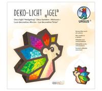 Kit de Bricolage Ursus Lampe décorative hérisson, 7 x 18,3 x 18,9 cm | Kit de bricolage pour réaliser un lanterne en forme de hérisson, comprenant des pièces découpées, 18490003F