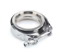 Kit de bride à collier de serrage en V pour échappement automobile, 2" 2,25" 2,5" 3" 3,5" 4" avec collier à dégagement rapide, 3 pouces