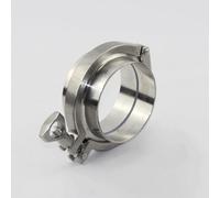 Kit de bride de serrage en V en acier inoxydable 304 (1 pièce) - Embout de soudure Tri Clamp for applications de bricolage et industrielles(45mmx64mm)