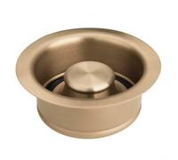 Kit de bride en acier inoxydable pour connecter l'élimination des déchets à l'évier de cuisine avec précision pour trous de 8,9 cm